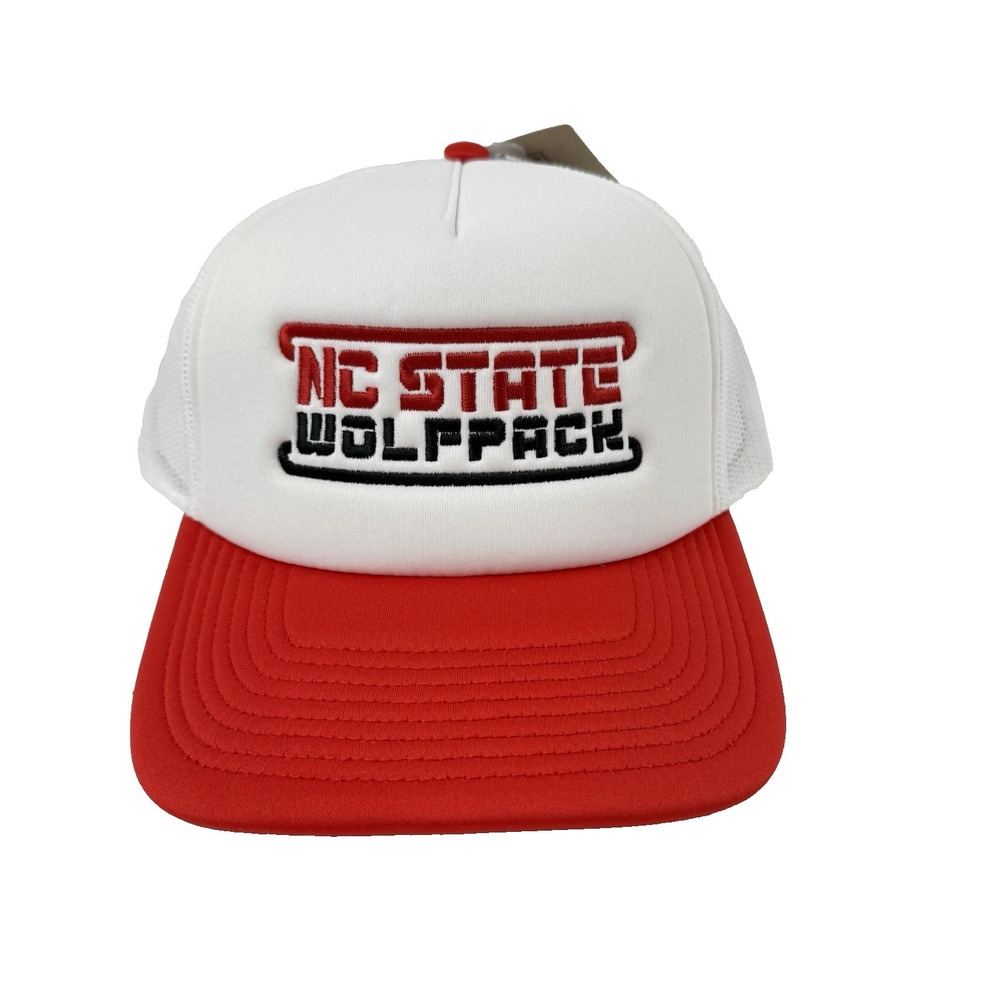 NC State Wolfpack Hat Cap Snapback NCAA Basketball Football Trucker Mesh Foam
